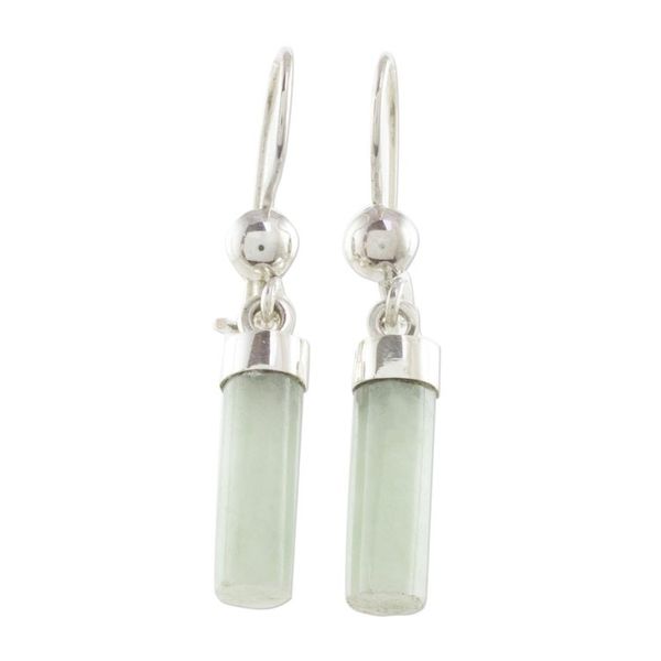 Alternate image for Apple Green Jade Earrings Necklace Bracelet Curated Gift Set Mystic Jade