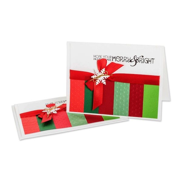 Alternate image for Handmade Christmas-Themed Greeting Card Pair from Guatemala Best Wishes