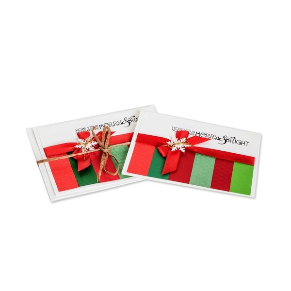 Alternate image for Handmade Christmas-Themed Greeting Card Pair from Guatemala Best Wishes