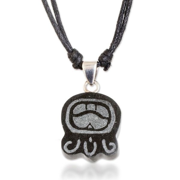 Alternate image for Mayan Compassion Nahual-Inspired Jade Pendant Necklace Mayan Compassion
