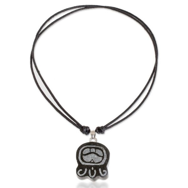 Alternate image for Mayan Compassion Nahual-Inspired Jade Pendant Necklace Mayan Compassion