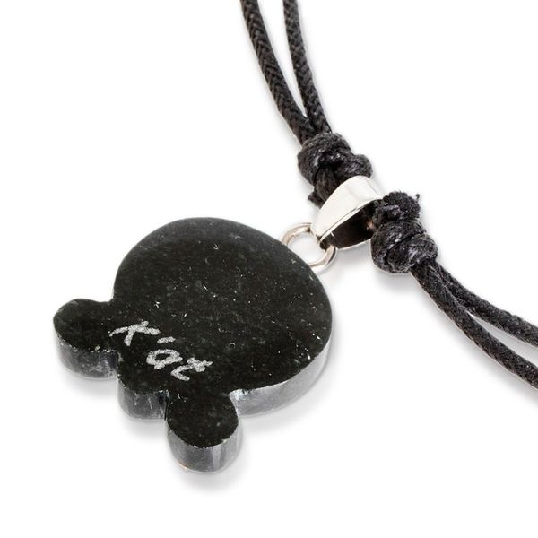 Alternate image for Jade Pendant Necklace with Mayan Abundance Nahual Theme Mayan Abundance