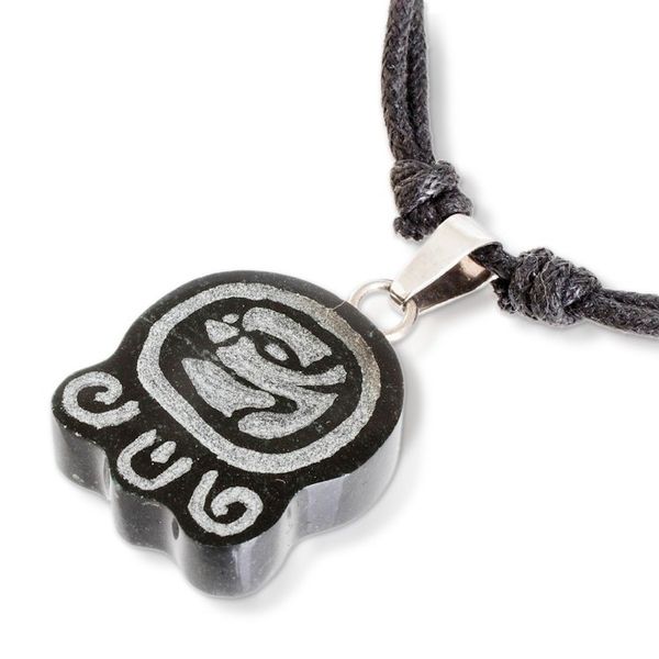 Alternate image for Jade Necklace with Mayan Transcendence Nahual Pendant Mayan Transcendence