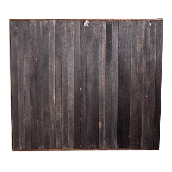 Alternate image for Abstract-Inspired Warm-Toned Wood Wall Art from Guatemala The Time Boat