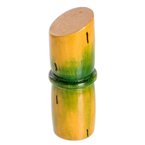 Alternate image for Hand-Carved Painted Sugar Cane Cypress Wood Figurine Guatemalas Sweetness