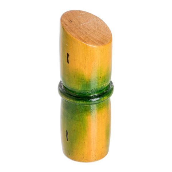 Alternate image for Hand-Carved Painted Sugar Cane Cypress Wood Figurine Guatemalas Sweetness