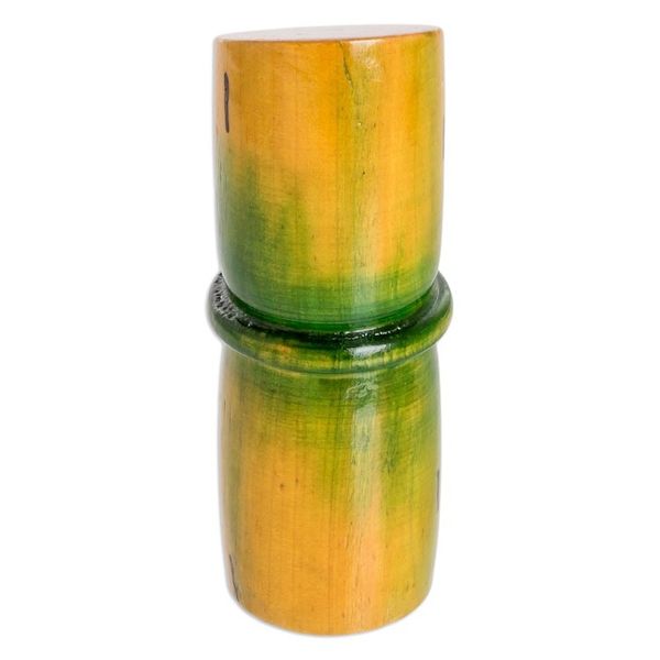 Alternate image for Hand-Carved Painted Sugar Cane Cypress Wood Figurine Guatemalas Sweetness