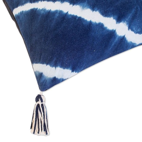 Alternate image for Pair of Tie-Dyed Indigo and White Cotton Cushion Covers Towards the Sea