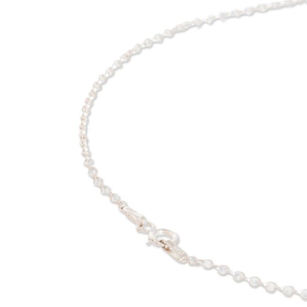 Alternate image for Modern Round Natural Bright Green Jade Pendant Necklace Paths of Vitality