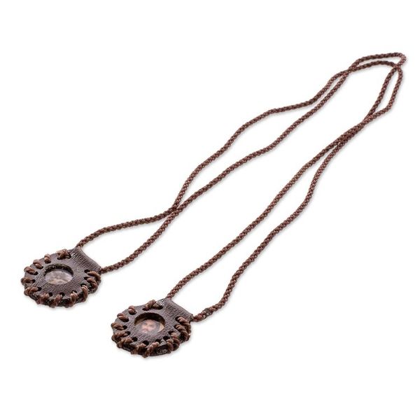 Alternate image for Inspirational Religious Round Double Pendant Necklace Path of Hope