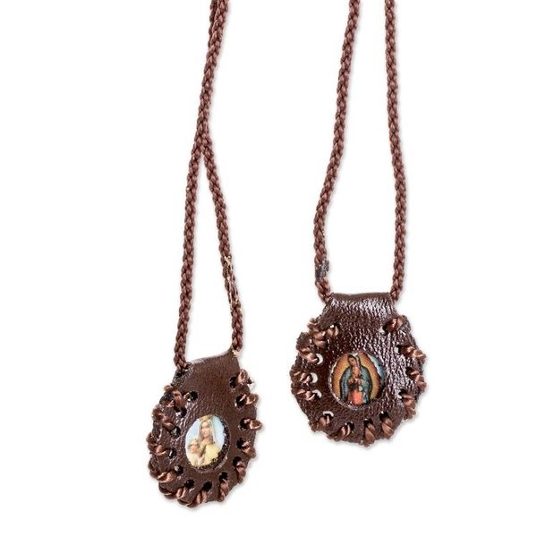 Alternate image for Inspirational Religious Round Double Pendant Necklace Path of Hope