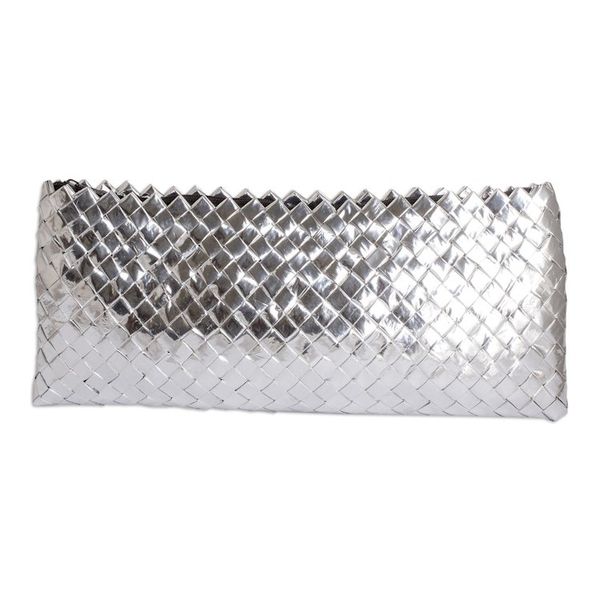 Alternate image for Eco-Friendly Recycled Metalized Wrapper Cosmetic Bag Shining Conviction