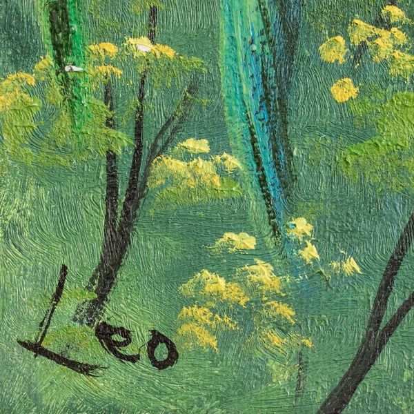 Alternate image for Impressionist Oil Painting of Quetzal Bird in The Forest Beautiful Quetzal