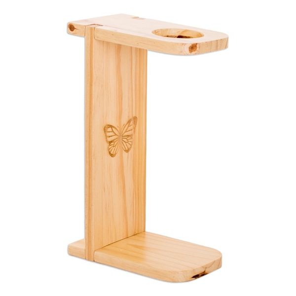 Alternate image for Butterfly-Themed Pinewood Single-Serve Drip Coffee Stand Magical Scents