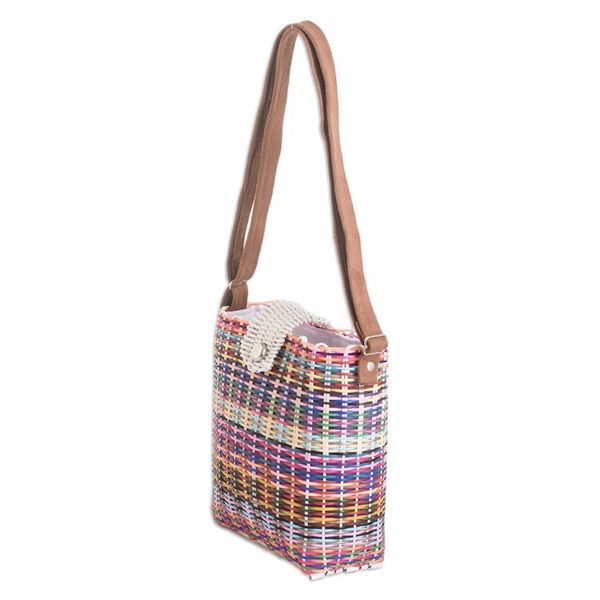 Alternate image for Colorful Eco-Friendly Handwoven Tote from Guatemala Color Explosion