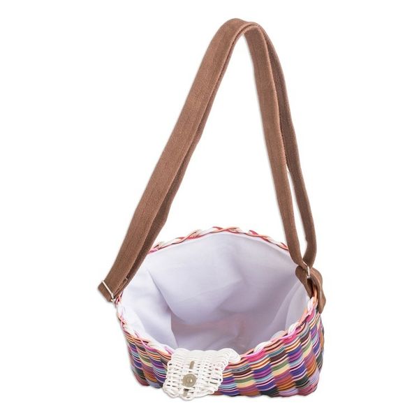 Alternate image for Colorful Eco-Friendly Handwoven Tote from Guatemala Color Explosion