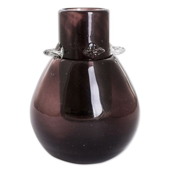 Alternate image for Handblown Tequila Glass and Ice Receptacle Set in Black Shadow Shot