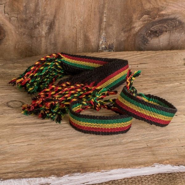 Alternate image for Set of 12 Handcrafted Friendship Bracelets in Colorful Hues Bohemian Adventures