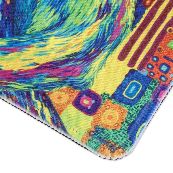 Alternate image for Printed Multicolor Rubber Mouse Pad with Sloth Image Tropical Sloth