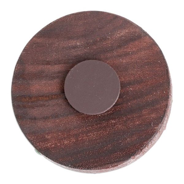 Alternate image for Handcrafted Painted Pinewood and Cold Porcelain Sloth Magnet The Tropical Sloth