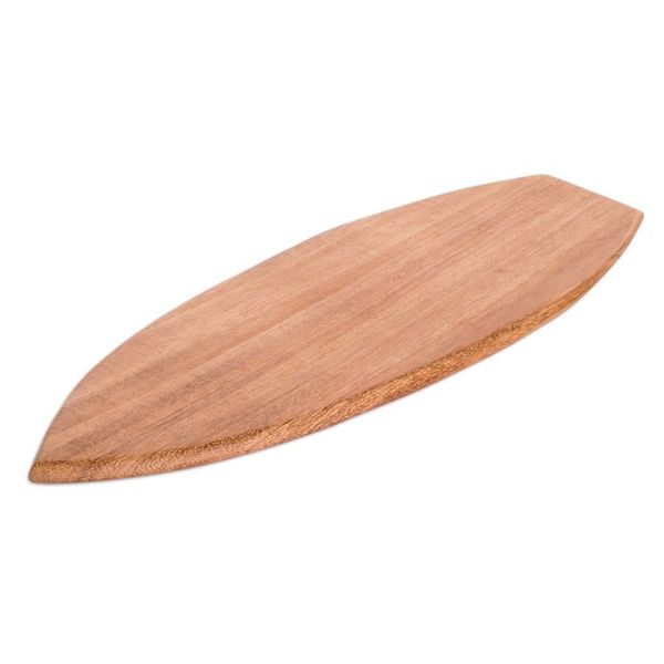 Alternate image for Handcrafted Whimsical Conacaste Wood Cheese Board Delicious Waves