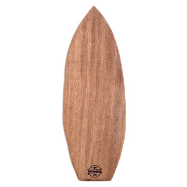 Alternate image for Handcrafted Whimsical Conacaste Wood Cheese Board Delicious Waves