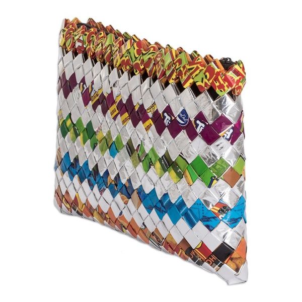 Alternate image for Eco-Friendly Colorful Metalized Wrapper Toiletry Case Shining Party