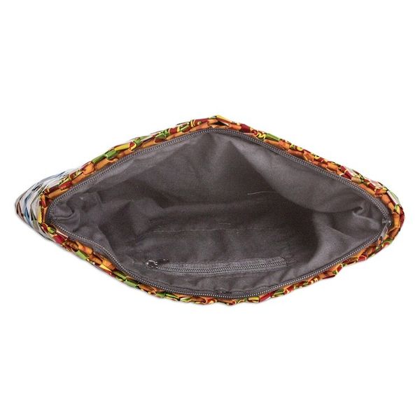 Alternate image for Eco-Friendly Colorful Metalized Wrapper Toiletry Case Shining Party