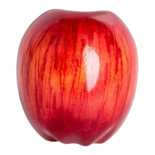 Alternate image for Cypress Wood Apple Magnet Hand-Carved Painted in Guatemala Guatemalan Apple
