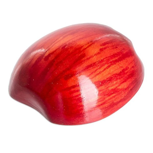 Alternate image for Cypress Wood Apple Magnet Hand-Carved Painted in Guatemala Guatemalan Apple