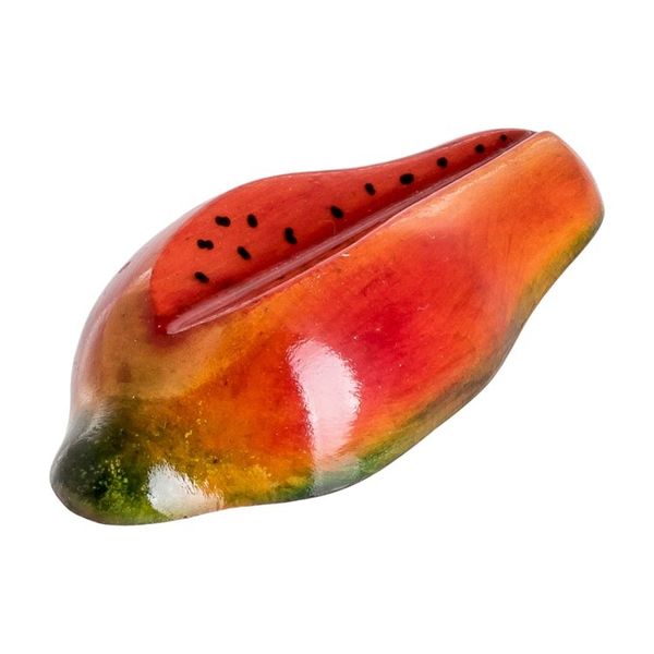 Alternate image for Wood Papaya Magnet Hand-Carved and Painted in Guatemala Guatemalan Papaya