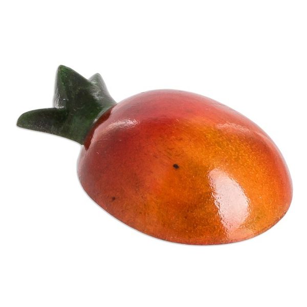 Alternate image for Wood Pomegranate Magnet Hand-Carved and Painted in Guatemala Guatemalan Pomegranate
