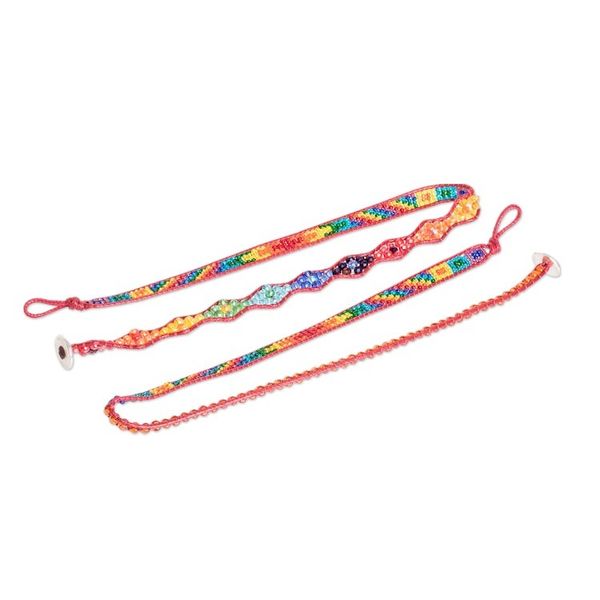 Alternate image for 2 Handmade Colorful Beaded Positive Energy Wrap Bracelets Always Connected