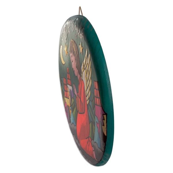 Alternate image for Handcrafted Pinewood Wall Accent Guardian Angel
