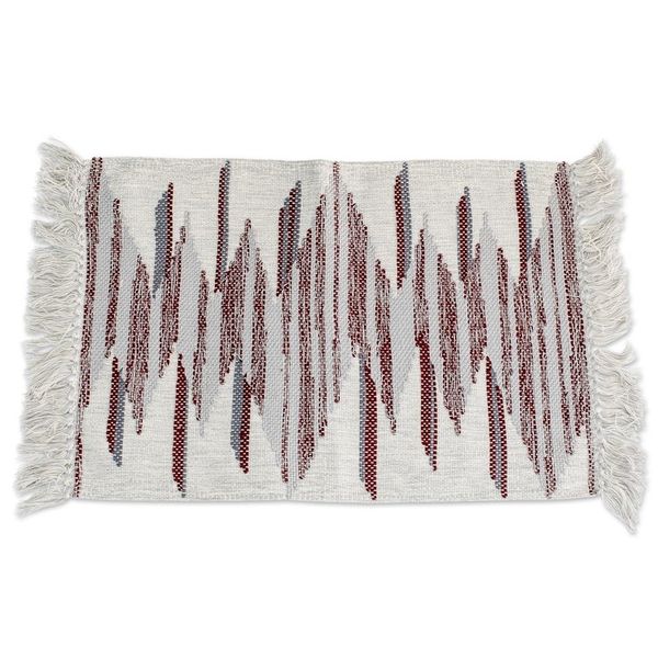 Alternate image for Set of 4 Handloomed Cotton Alabaster Placemats Warm Memories