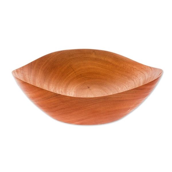 Alternate image for Handcrafted Wood Serving Bowl from Guatemala Moments with Family