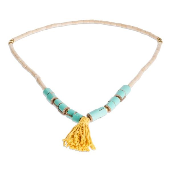 Alternate image for Beaded Tassel Necklace from Costa Rica San Francisco Bohemian