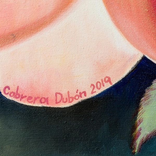 Alternate image for Original Rose Painting from Guatemala In the Name of the Rose