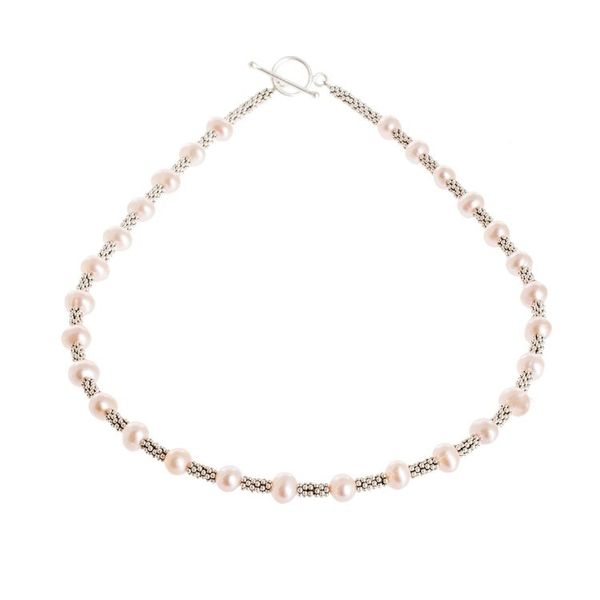 Alternate image for Artisan Crafted Pink Cultured Pearl Necklace Rosy Combination