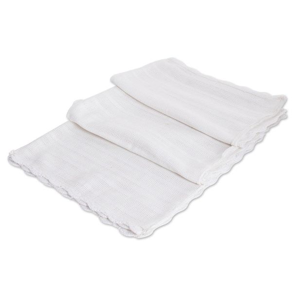 Alternate image for White Cotton Table Centerpiece Handcrafted in Guatemala Inspiration and Elegance
