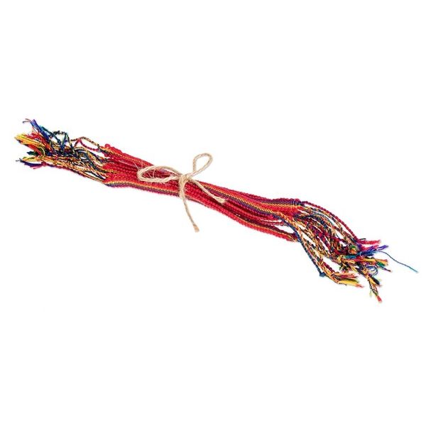 Alternate image for Hand Woven Rainbow Bracelets Set of 12 from Guatemala Rainbow Celebration