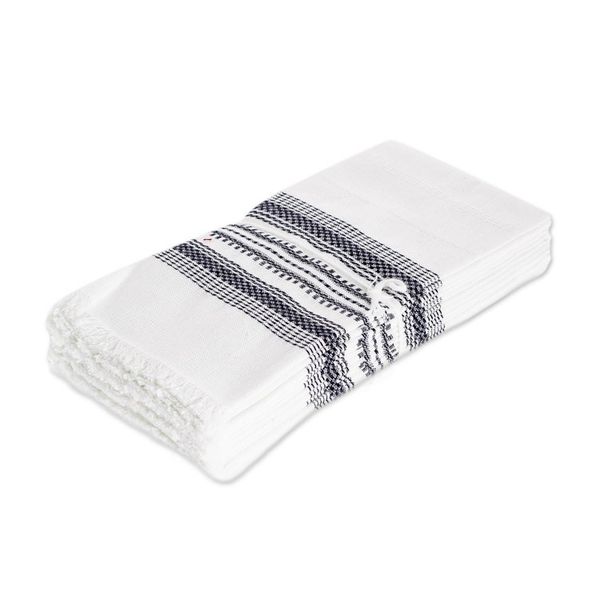 Alternate image for Navy and White Napkins Set of 6 Culinary Inspiration in Blue