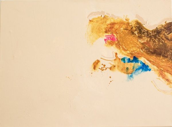 Alternate image for Signed Stretched Abstract Painting in a Warm Palette Feelings at the Sowing Time I