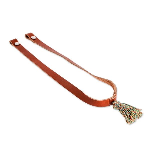 Alternate image for Handcrafted Leather Mask and Eyeglass Lanyard Practical Beauty
