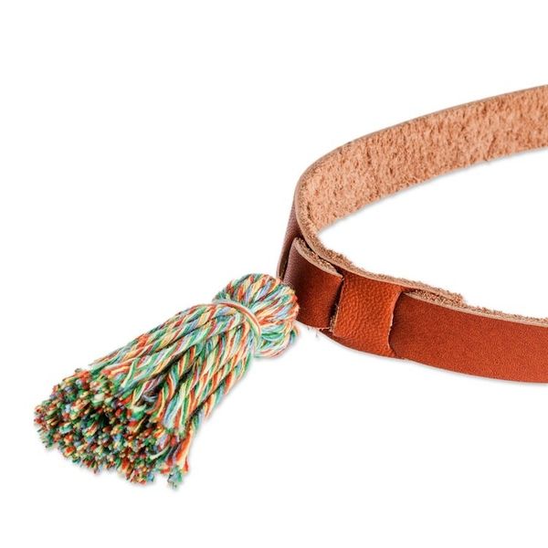 Alternate image for Handcrafted Leather Mask and Eyeglass Lanyard Practical Beauty