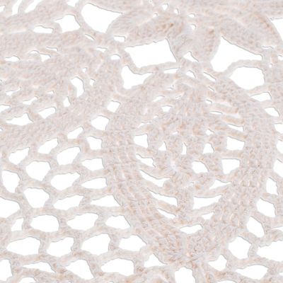 Alternate image for Ivory Hand-Crocheted Table Accent Floral Star