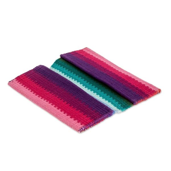 Alternate image for Hand Woven Cotton Billfold Wallet With Images of Children Childhood Memories