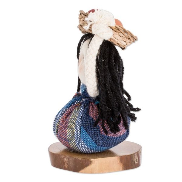 Alternate image for Salvadoran Decorative Collectible Doll Salvadoran Girl in Blue