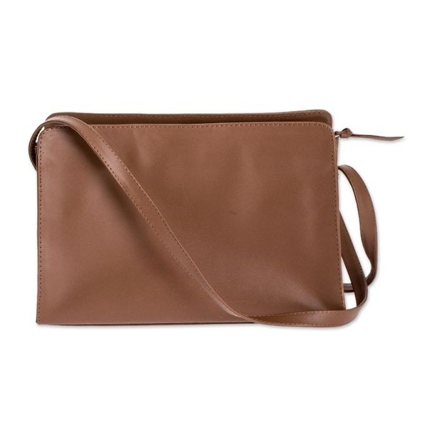 Alternate image for Leather Shoulder Bag With Attached Wallet From Nicaragua Serpent Chic