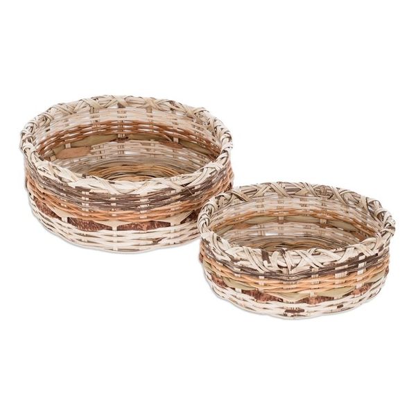 Alternate image for Handwoven Natural Fiber Baskets Pair Petn Itza Pride